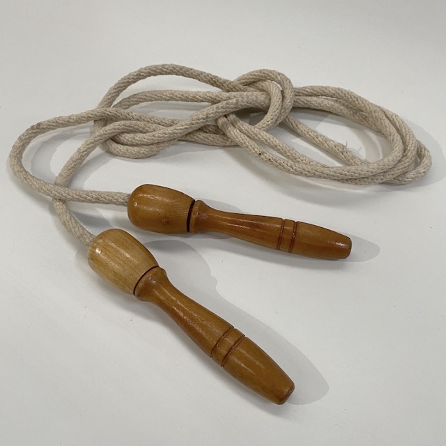 SKIPPING ROPE, Wooden Vintage